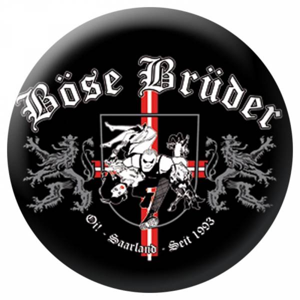 Böse Brüder - Logo, Button B024