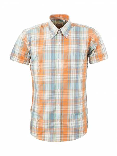 RELCO Clothing - Button Down Kurzärmel-Shirt CK68, verschiedene Größen