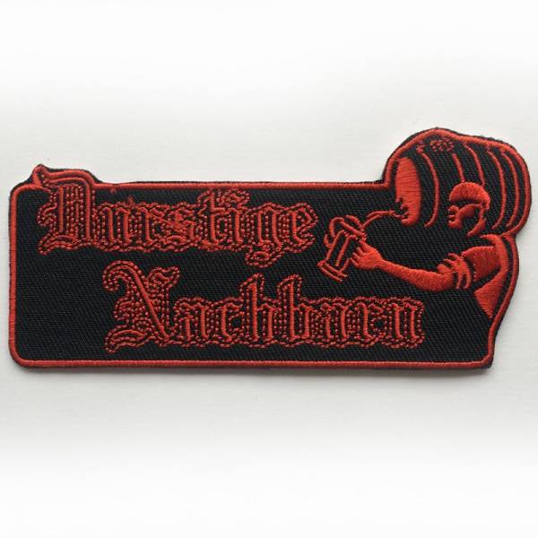 Durstige Nachbarn - Logo, Aufnäher verschiedene Farben