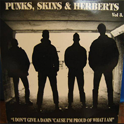 V/A Punks, Skins & Herberts Vol. 3, LP schwarz BESCHÄDIGT