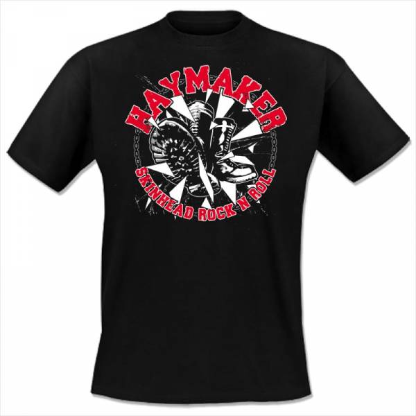 Haymaker - Boots, T-Shirt schwarz